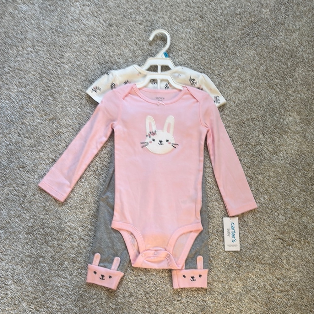 Pink Bunny 24 Mo. 3 piece set